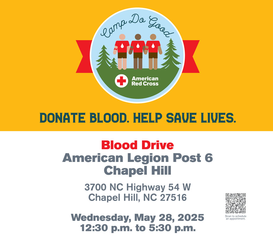 Blood Drive in Chapel Hill - American Legion Post 6